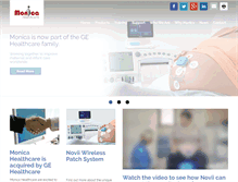 Tablet Screenshot of monicahealthcare.com